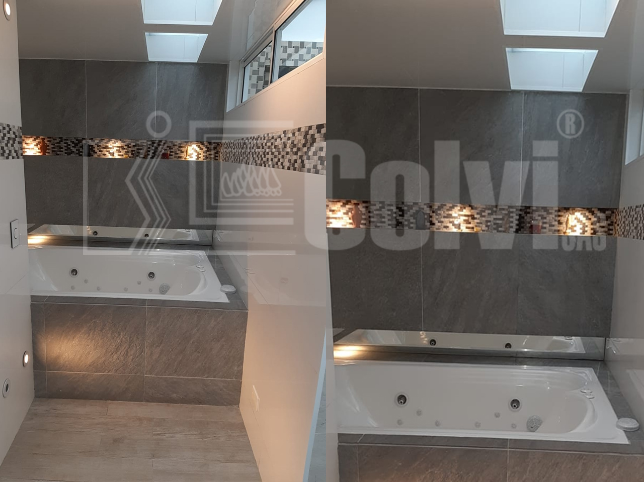 JACUZZI EMPOTRADO EN MANPOSTERIA